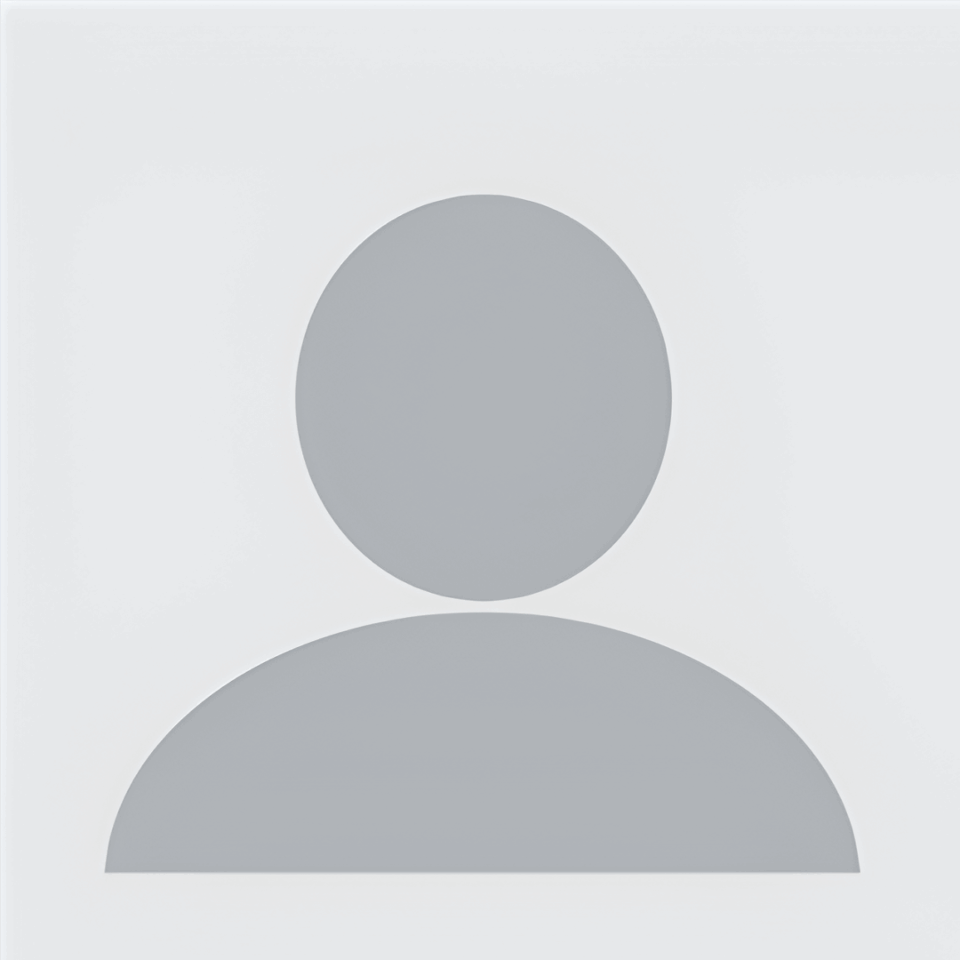Profile placeholder silhouette on gray background.